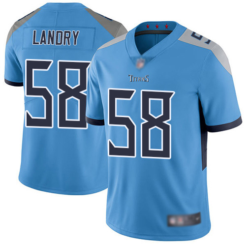 Tennessee Titans Limited Light Blue Men Harold Landry Alternate Jersey NFL Football 58 Vapor Untouchable